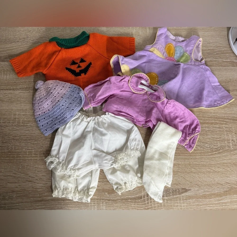 Lot Of Seven Clothes For Dolls Plush Stuffed Animals